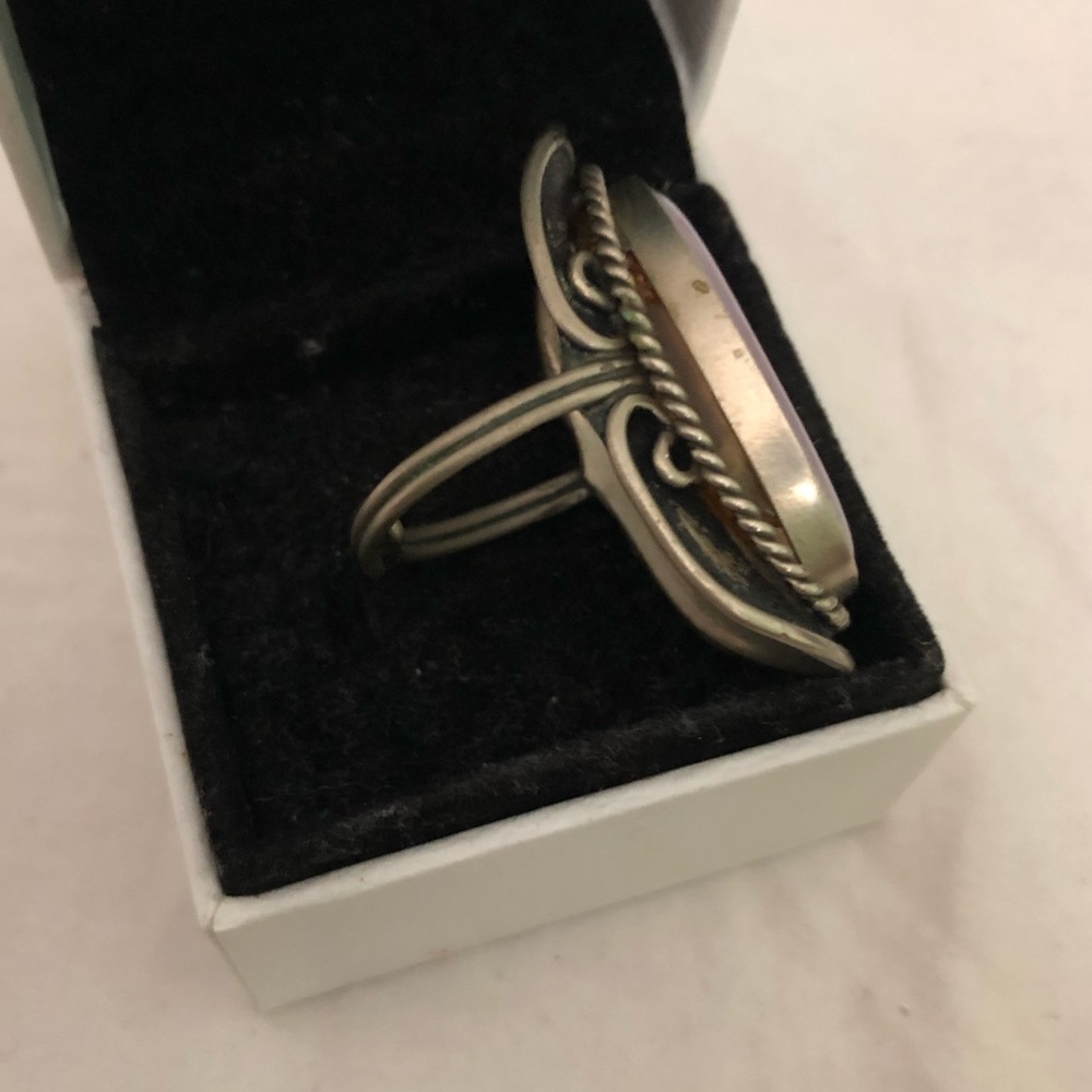 Adjustable Silver Ring - Picture 2 of 2